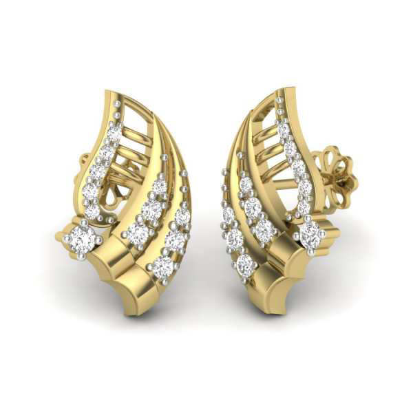 Lavaliere Diamond Earring | Kasturi Diamond