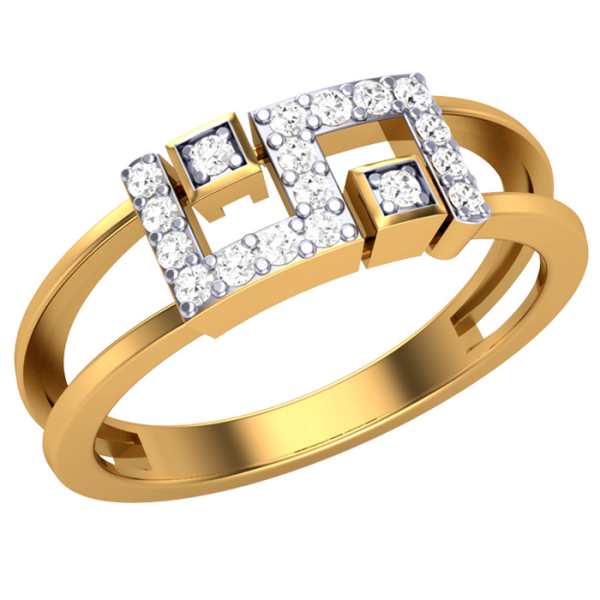 Buy Dual Layer Diamond Ring | Kasturi Diamond