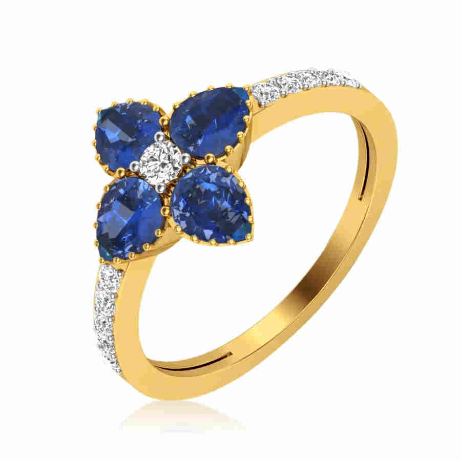 Zenia Gemstone Ring Jewellery India Online - CaratLane.com