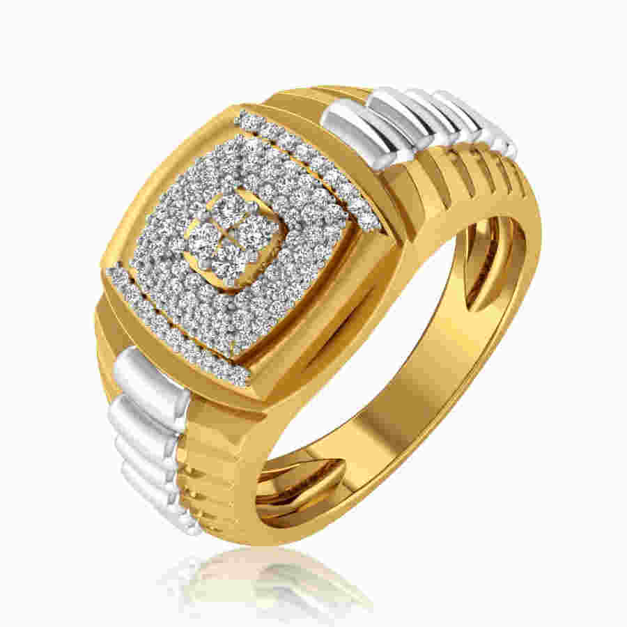0,5ct Diamond Ring in Yellow Gold | KLENOTA