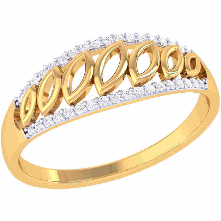 18k Real Diamond Ring JGS-2108-03615 – Jewelegance