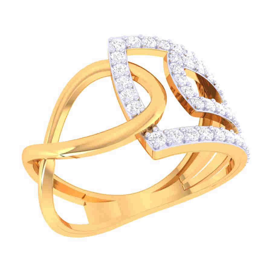 Buy Chic 9 Diamond Ring Online in India | Kasturi Diamond