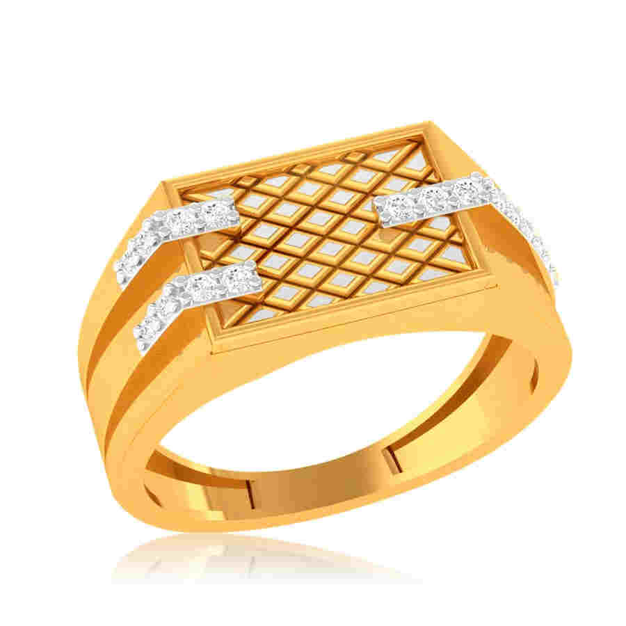 Buy Classic Mesh Diamond Ring Online in India | Kasturi Diamond