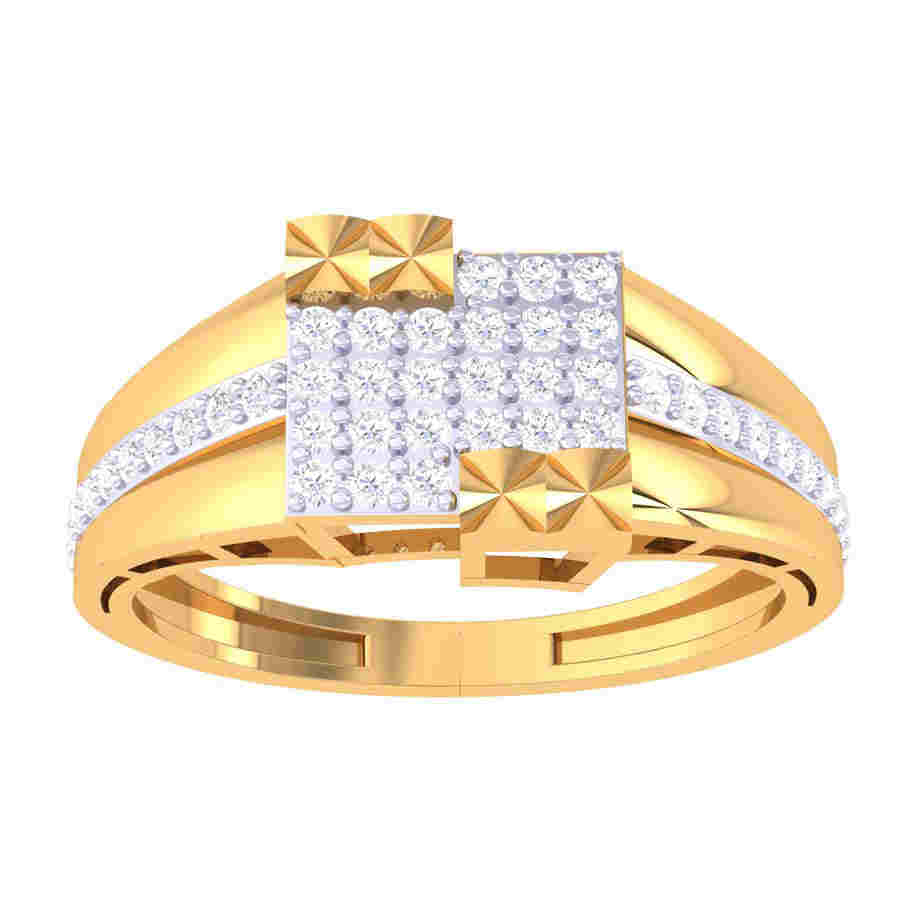 Buy Bold & Definite Diamond Ring Online in India | Kasturi Diamond
