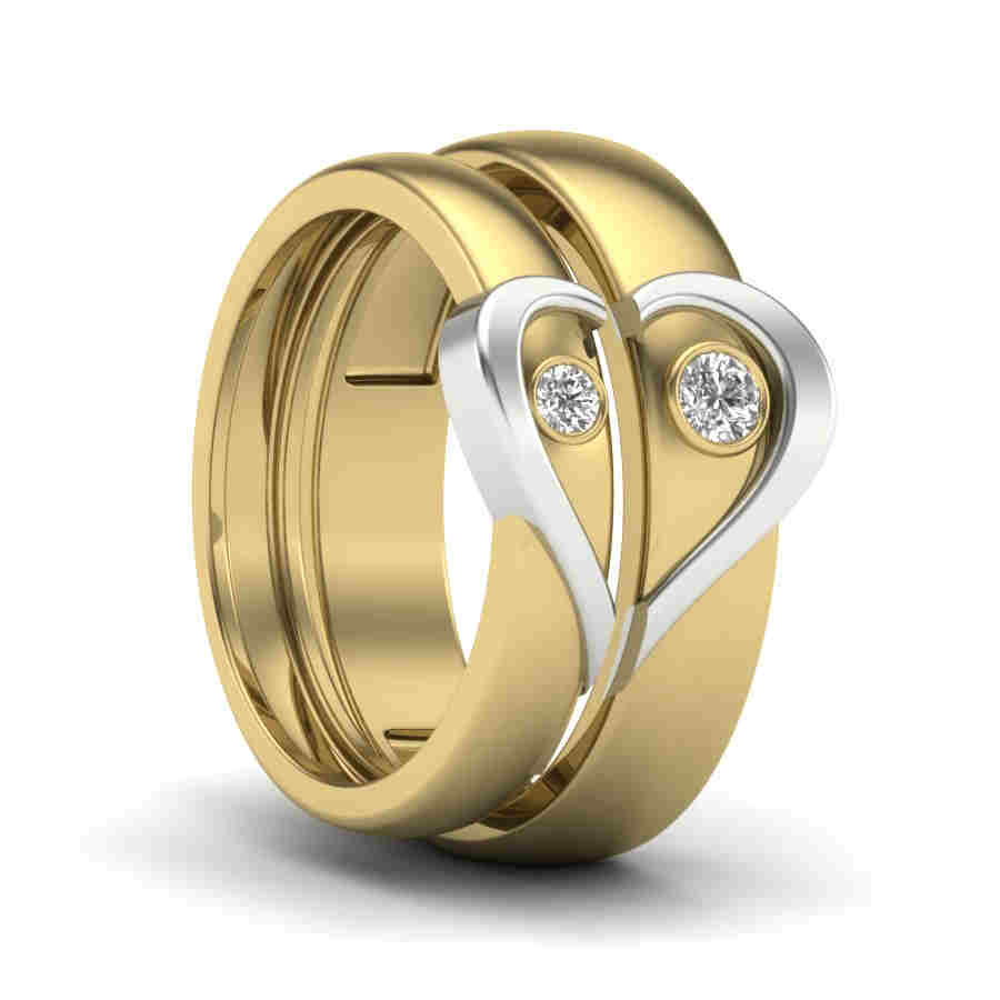 Buy 20+ Couple Band Rings Designs | Couple Rings Online in India 2022 ...