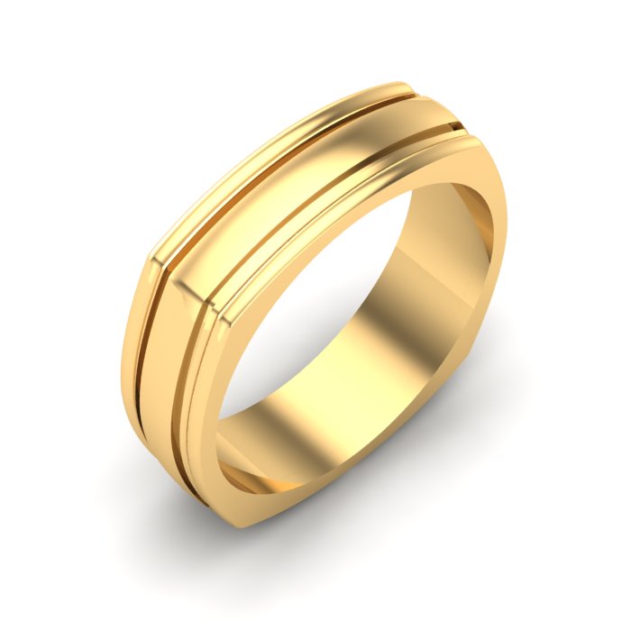 Buy Round Classic Band Ring For Him Online From Kisna