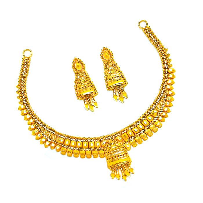 Kumkum Gold Necklace | Kasturi Diamond