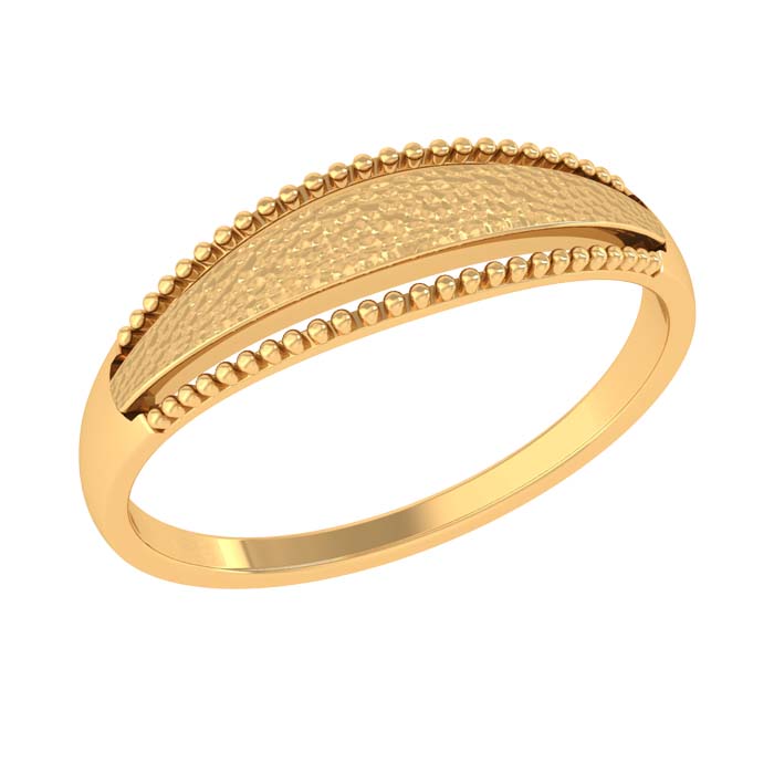 simple gold ring design for female