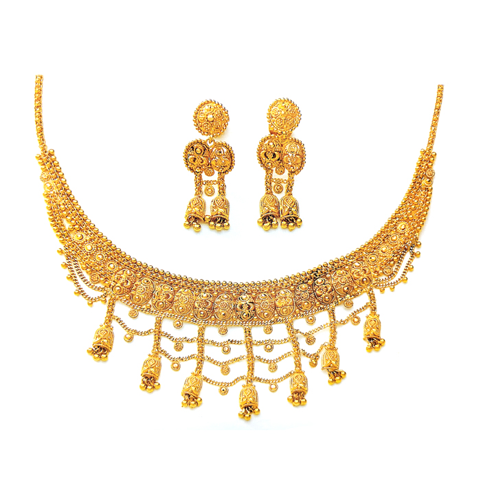 Sassy Gold Necklace | Kasturi Diamond