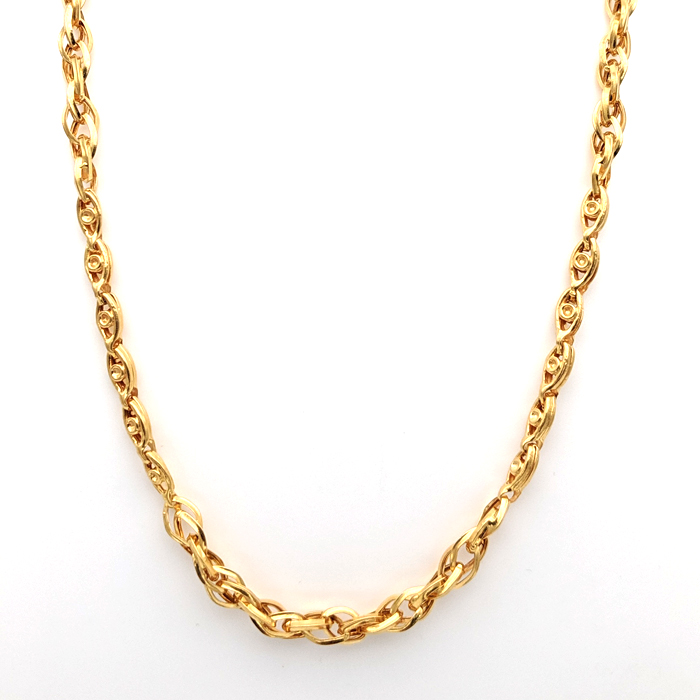 Three Layered Chain Necklace-Swaabhi