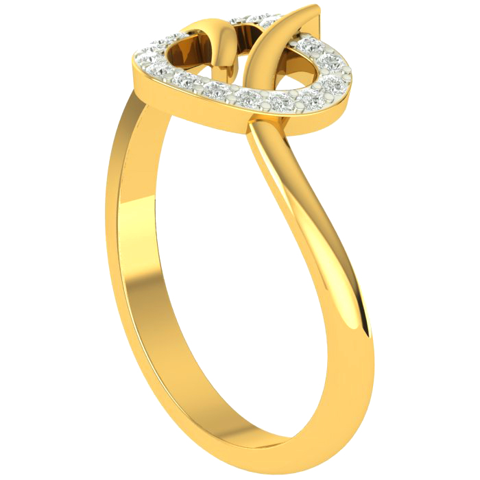 Buy Zeal Love Diamond Ring Online in India | Kasturi Diamond