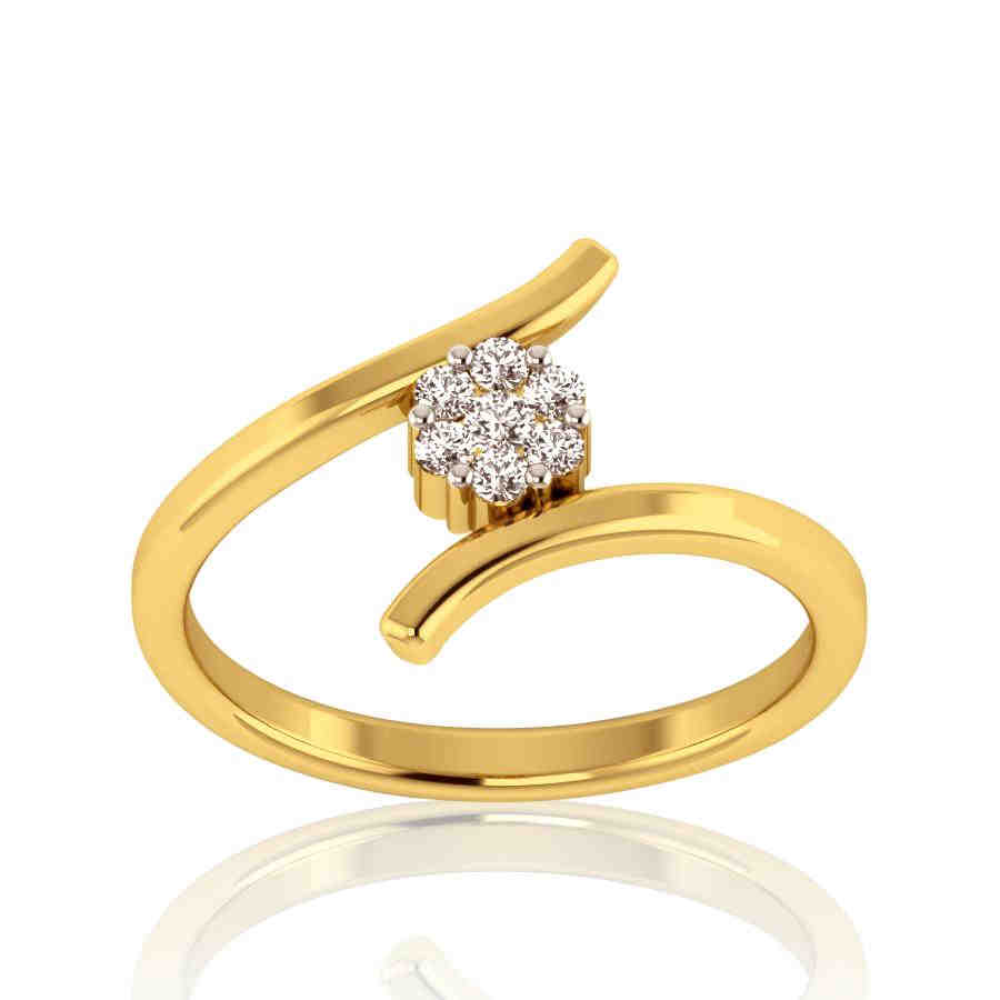 Abhilasha Diamond Ring Online Jewellery Shopping India | Yellow Gold 14K |  Candere by Kalyan Jewellers