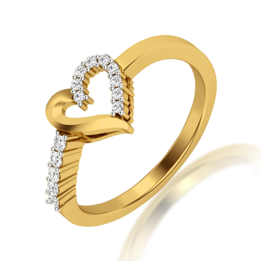Buy Heart Shaped Diamond Ring | kasturidiamond