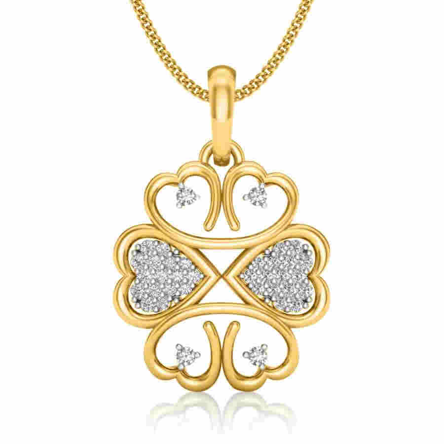 Buy Web of Love Diamond Pendant | kasturidiamond